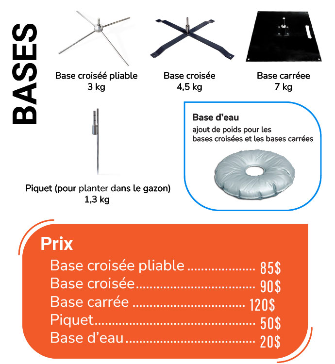 MAST AND BASES Greater Montreal